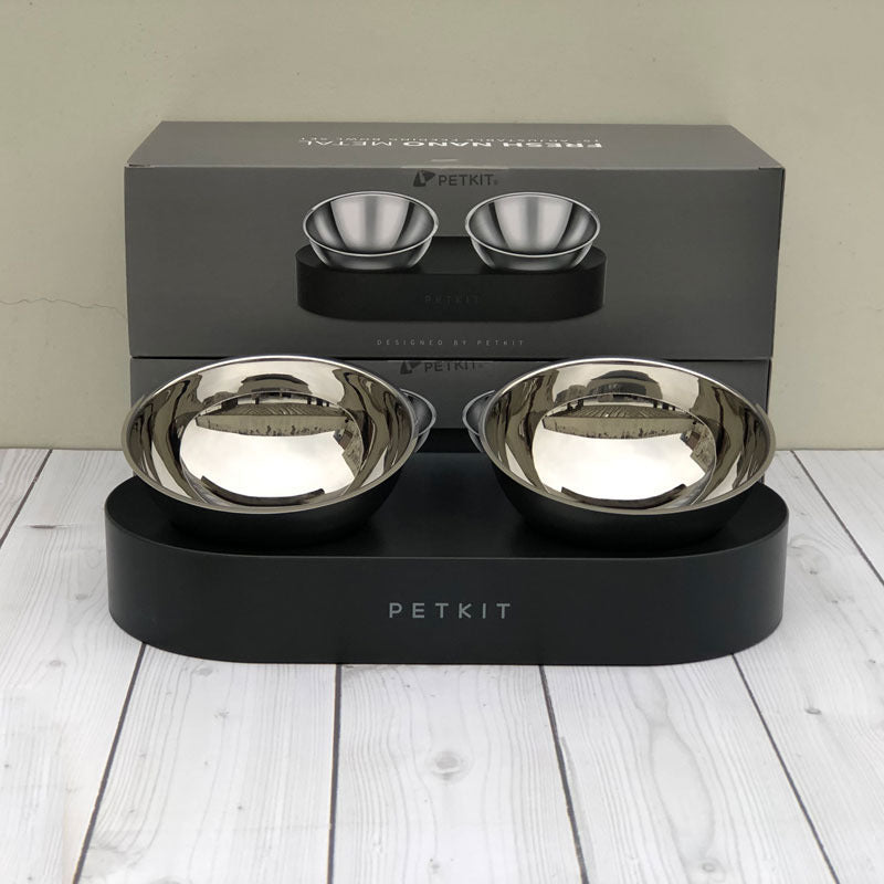 Premium Adjustable Pet Bowls – Elevated Stainless Steel Feeder for Cats & Dogs