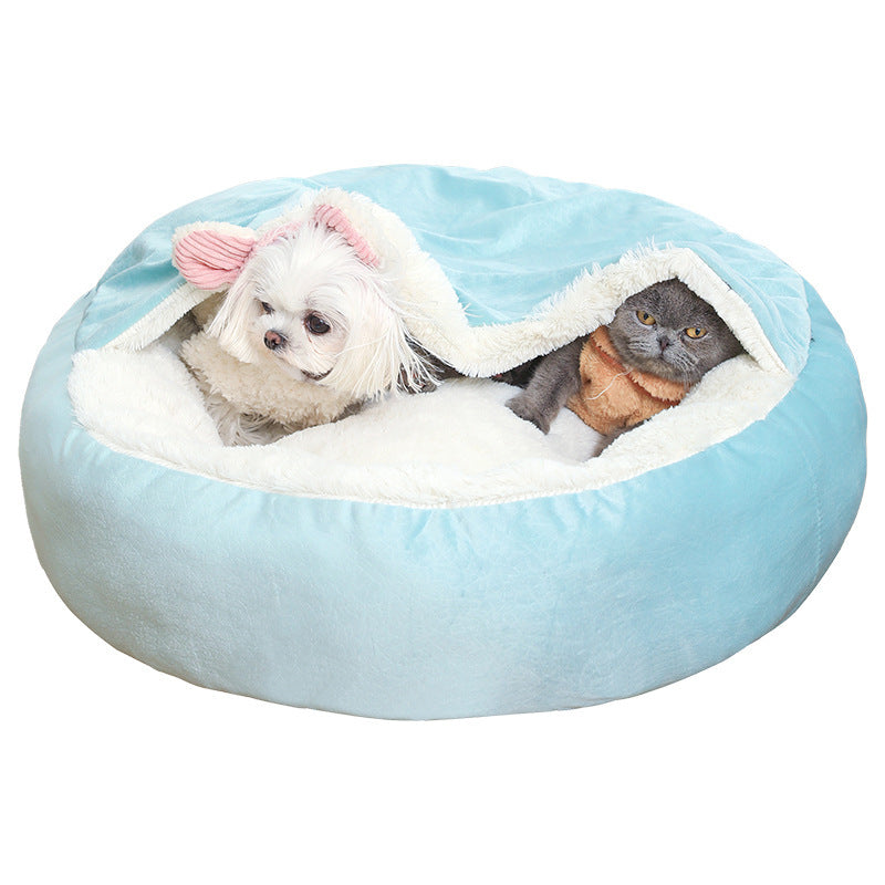 Snuggle Cave Pet Bed – Orthopedic & Warm