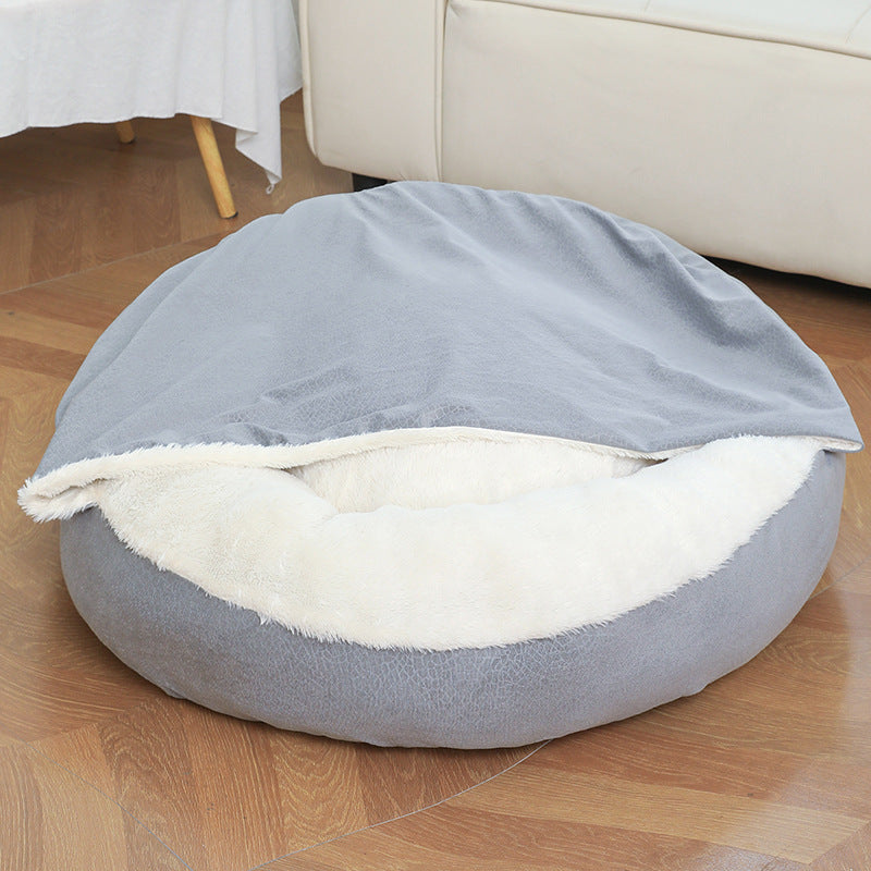 Snuggle Cave Pet Bed – Orthopedic & Warm