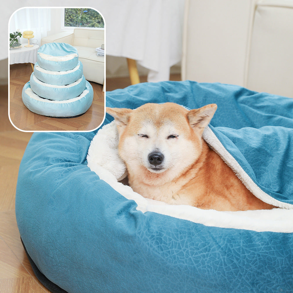 Snuggle Cave Pet Bed – Orthopedic & Warm