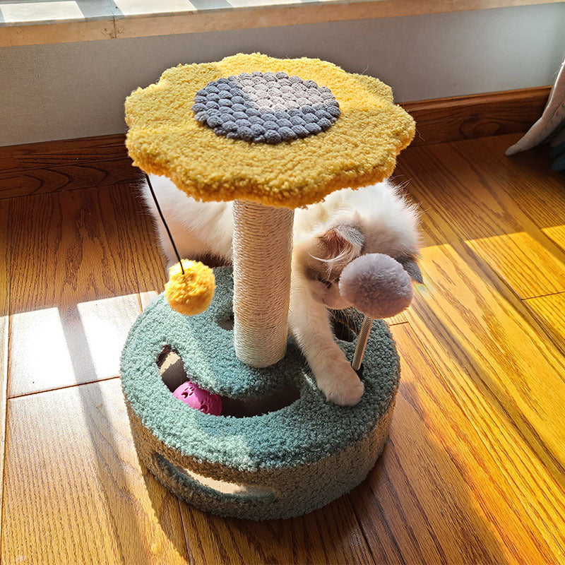 Interactive Cat Scratcher Toy for Active Indoor Cats