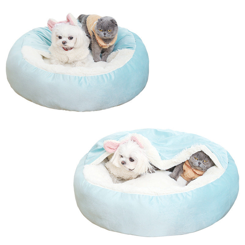 Snuggle Cave Pet Bed – Orthopedic & Warm