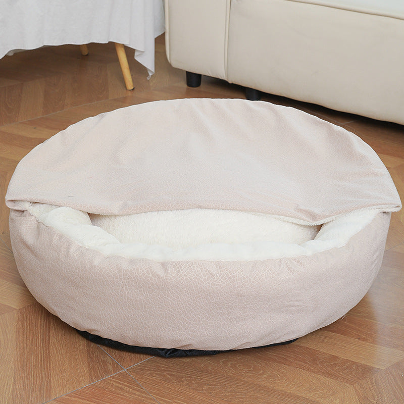 Snuggle Cave Pet Bed – Orthopedic & Warm